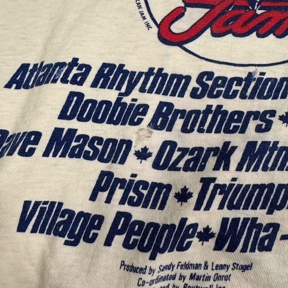 Vintage 1979 Rare Canada Jam Baby Tee - Picture 3 of 6